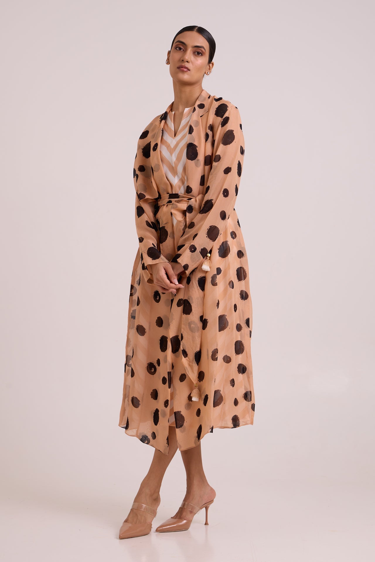 Neo - Almond Burst Flap Trench & Slip Dress - CiceroniDressesMadder Much