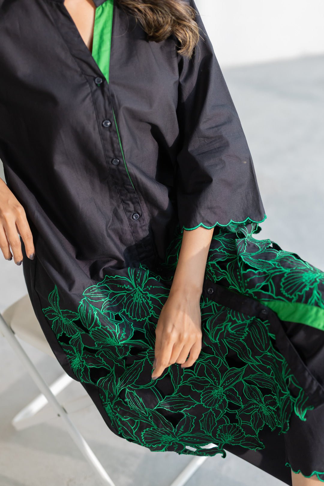Nightgarden Cutwork Kurta Set - CiceroniKurta SetSilai Studio