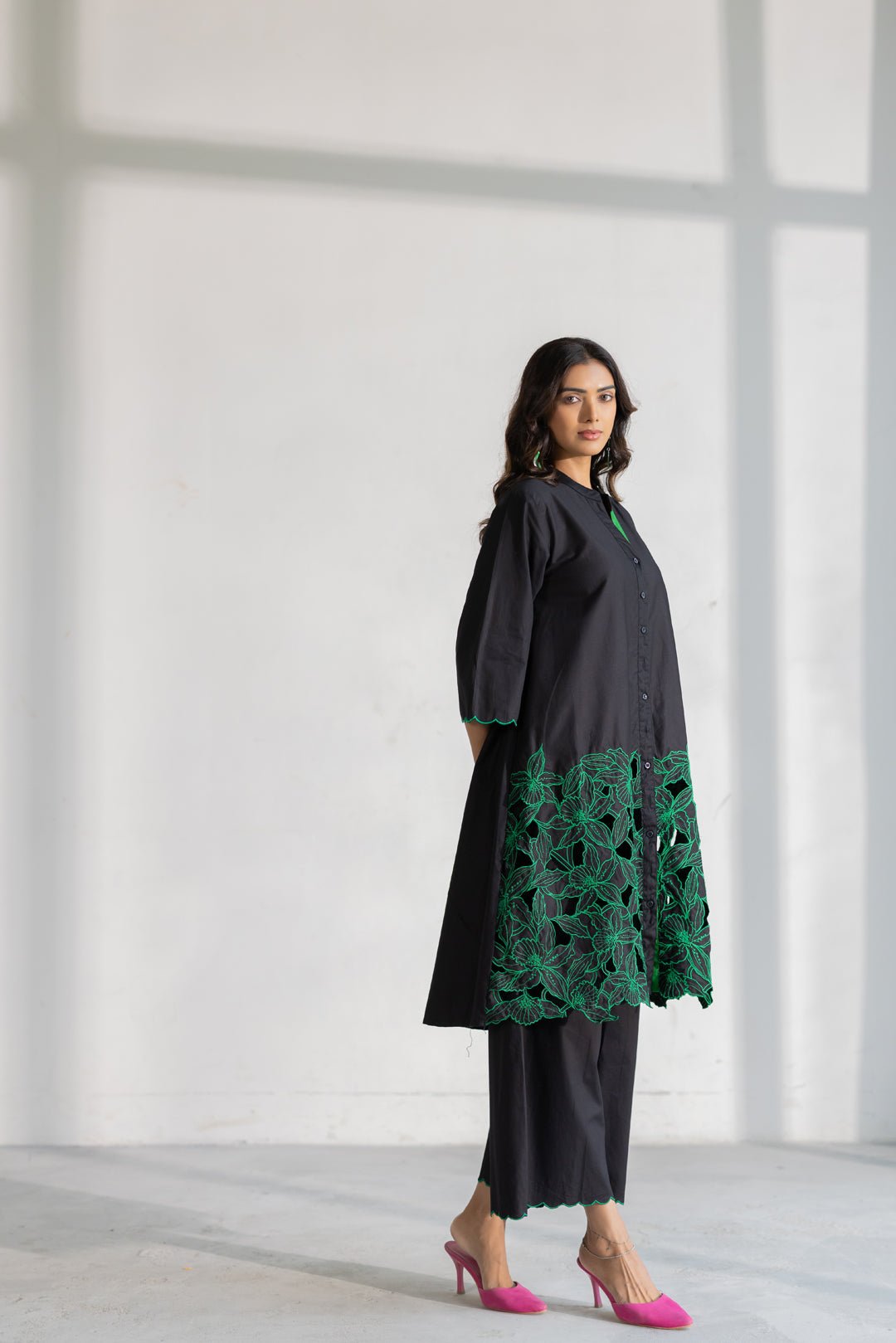 Nightgarden Cutwork Kurta Set - CiceroniKurta SetSilai Studio
