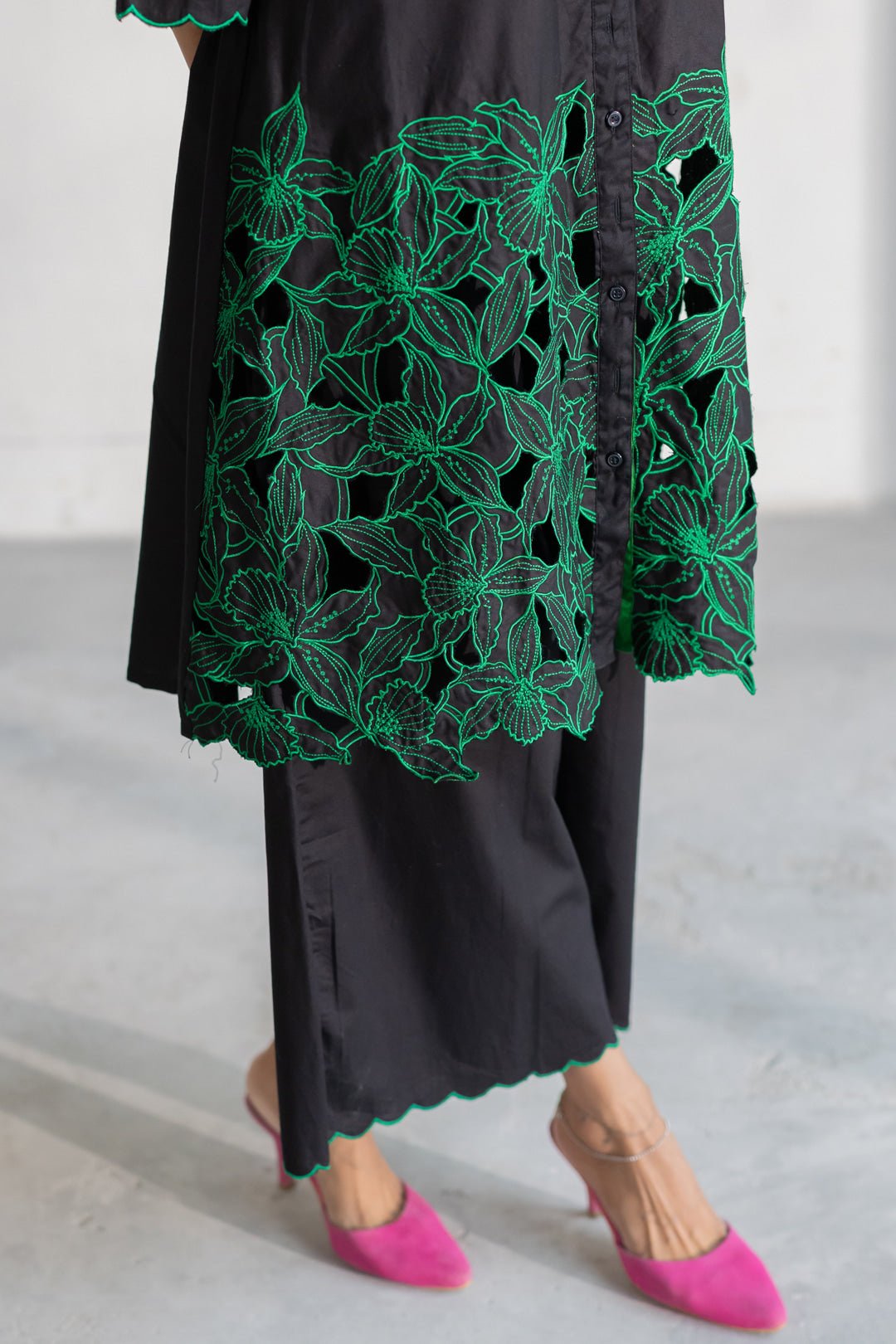 Nightgarden Cutwork Kurta Set - CiceroniKurta SetSilai Studio