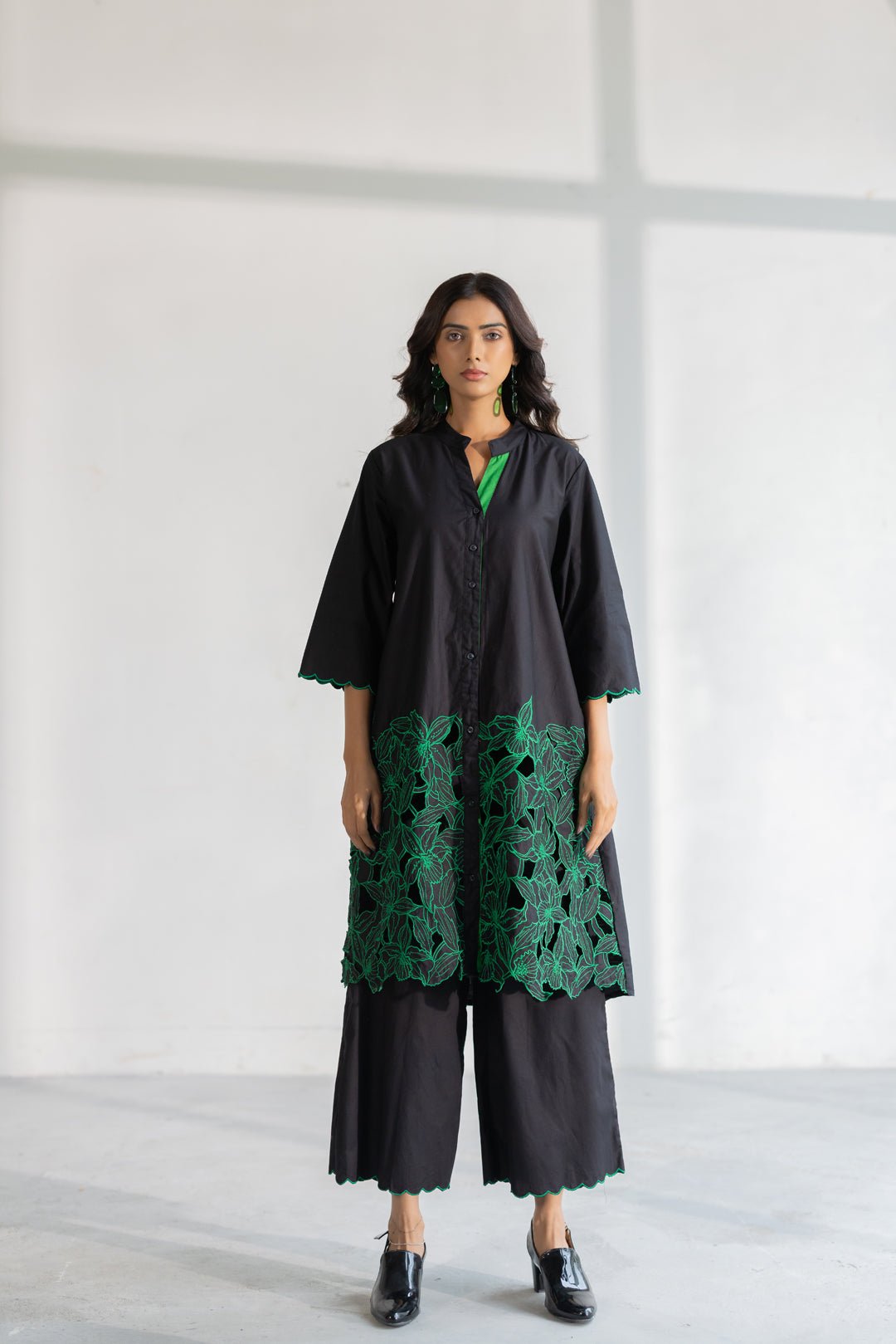 Nightgarden Cutwork Kurta Set - CiceroniKurta SetSilai Studio