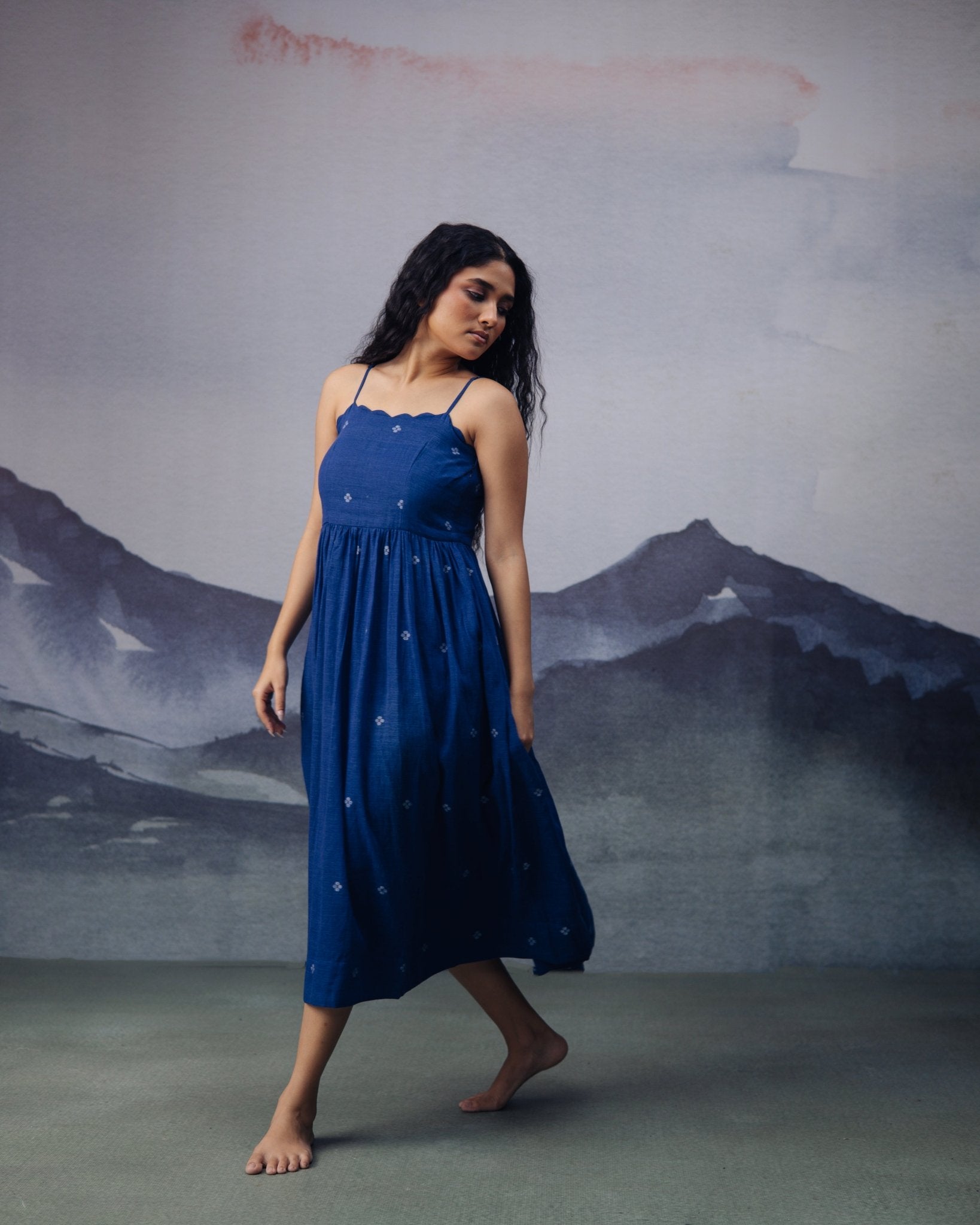 Nilambar Strap Dress - CiceroniDressesGulmohar Calcutta