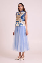 Niloy - Drift Away Divided Skirt + Square Top - CiceroniSkirt SetMadder Much
