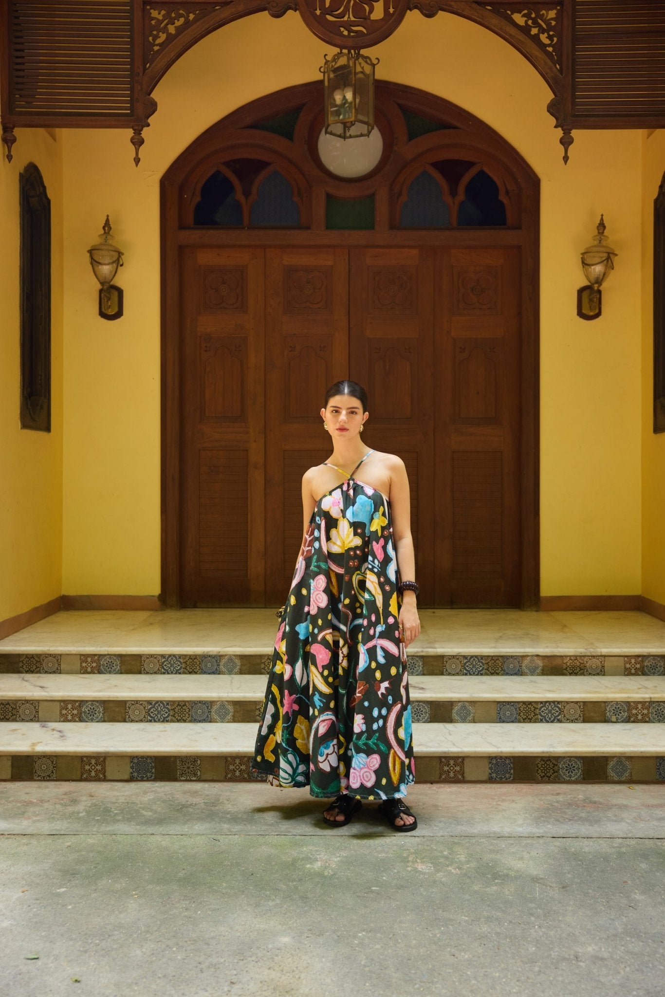 Noir Maxi Dress - CiceroniDressesHappi Space