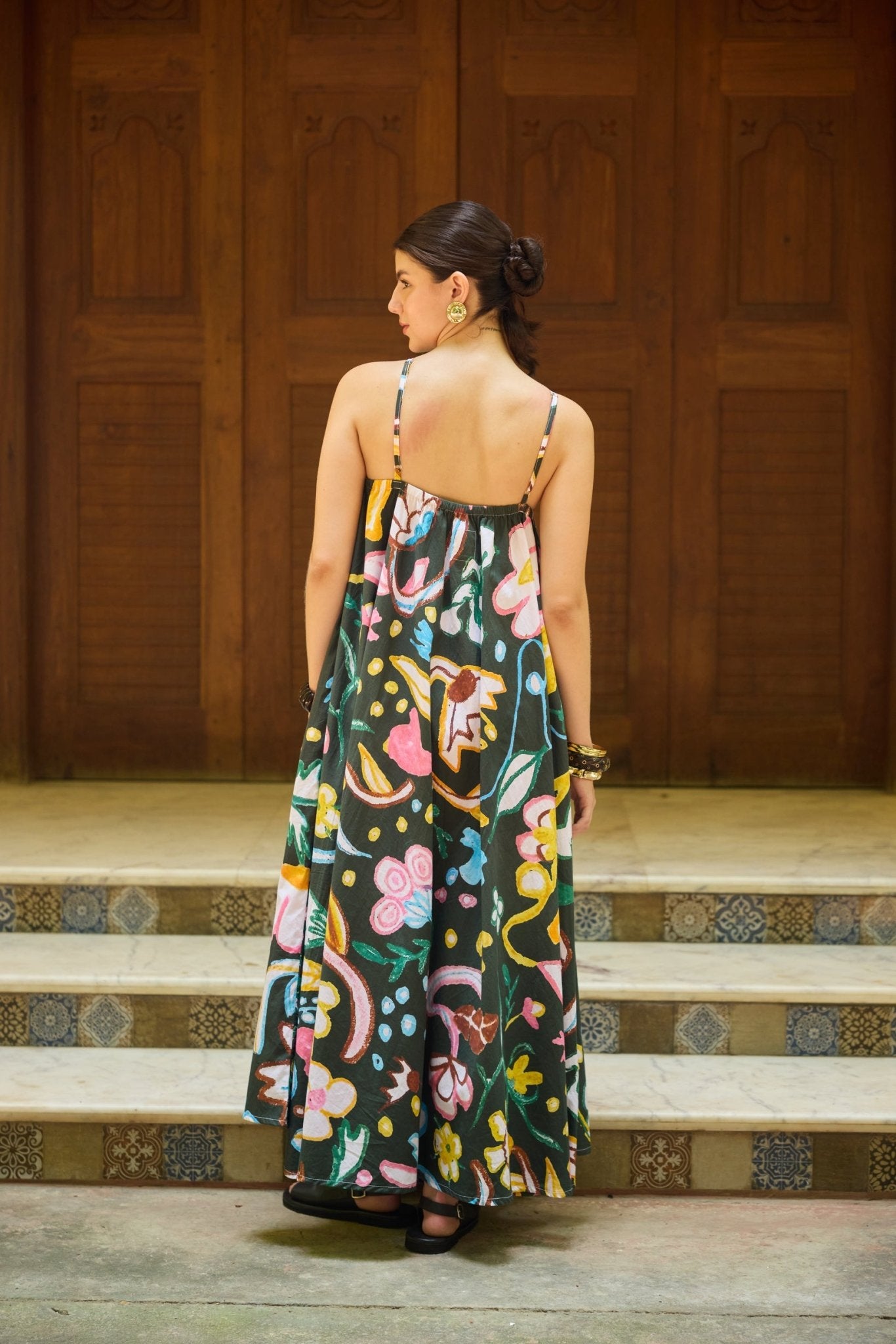 Noir Maxi Dress - CiceroniDressesHappi Space