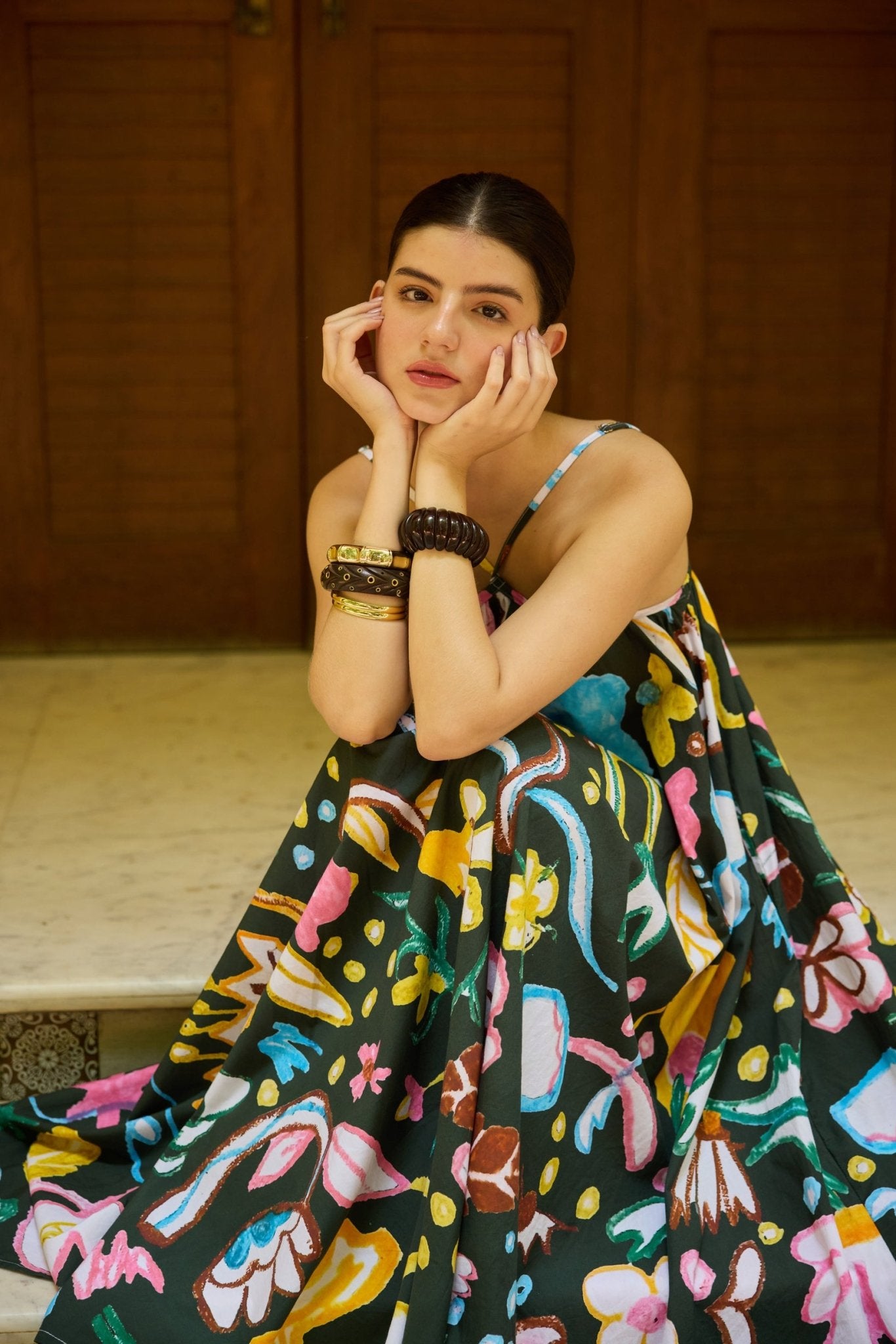 Noir Maxi Dress - CiceroniDressesHappi Space