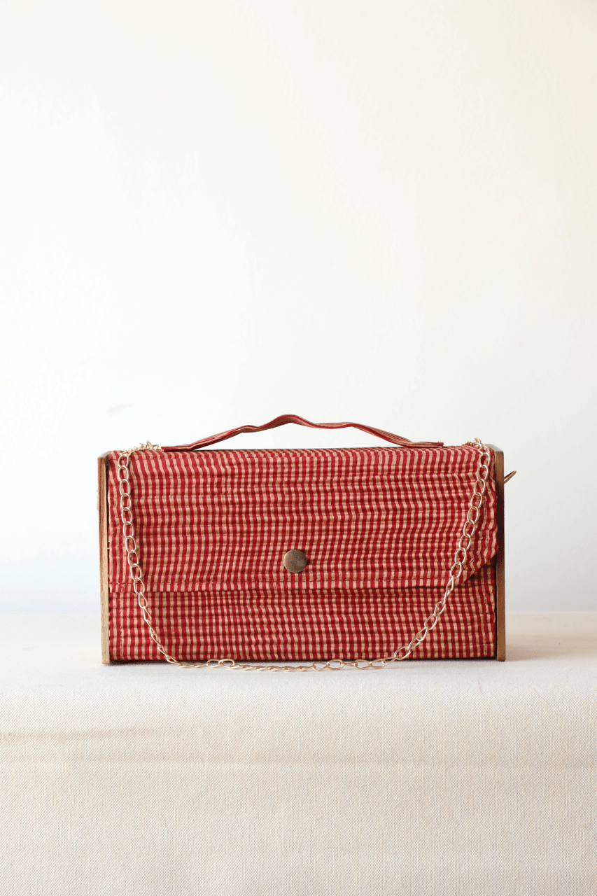 Non Detachable Fixed Sleeve - Box - Red - CiceroniBagsLukka Chuppi