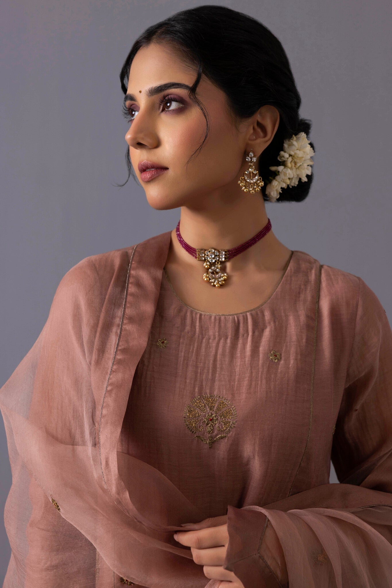 Noor Kurta Set - Brown - CiceroniKurta SetsLabel Shreya Sharma