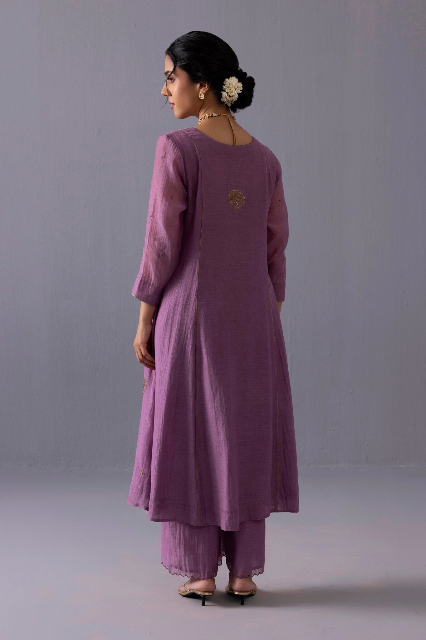 Noor Kurta Set - Purple - CiceroniKurta SetsLabel Shreya Sharma