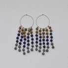 Noor Long Earrings - Beige - CiceroniEarringPaulami
