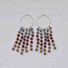 Noor Long Earrings - Grey - CiceroniEarringPaulami