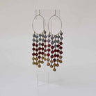 Noor Long Earrings - Grey - CiceroniEarringPaulami