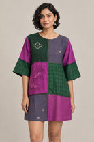 Noor Patch Short Dress - CiceroniDressesBhomra