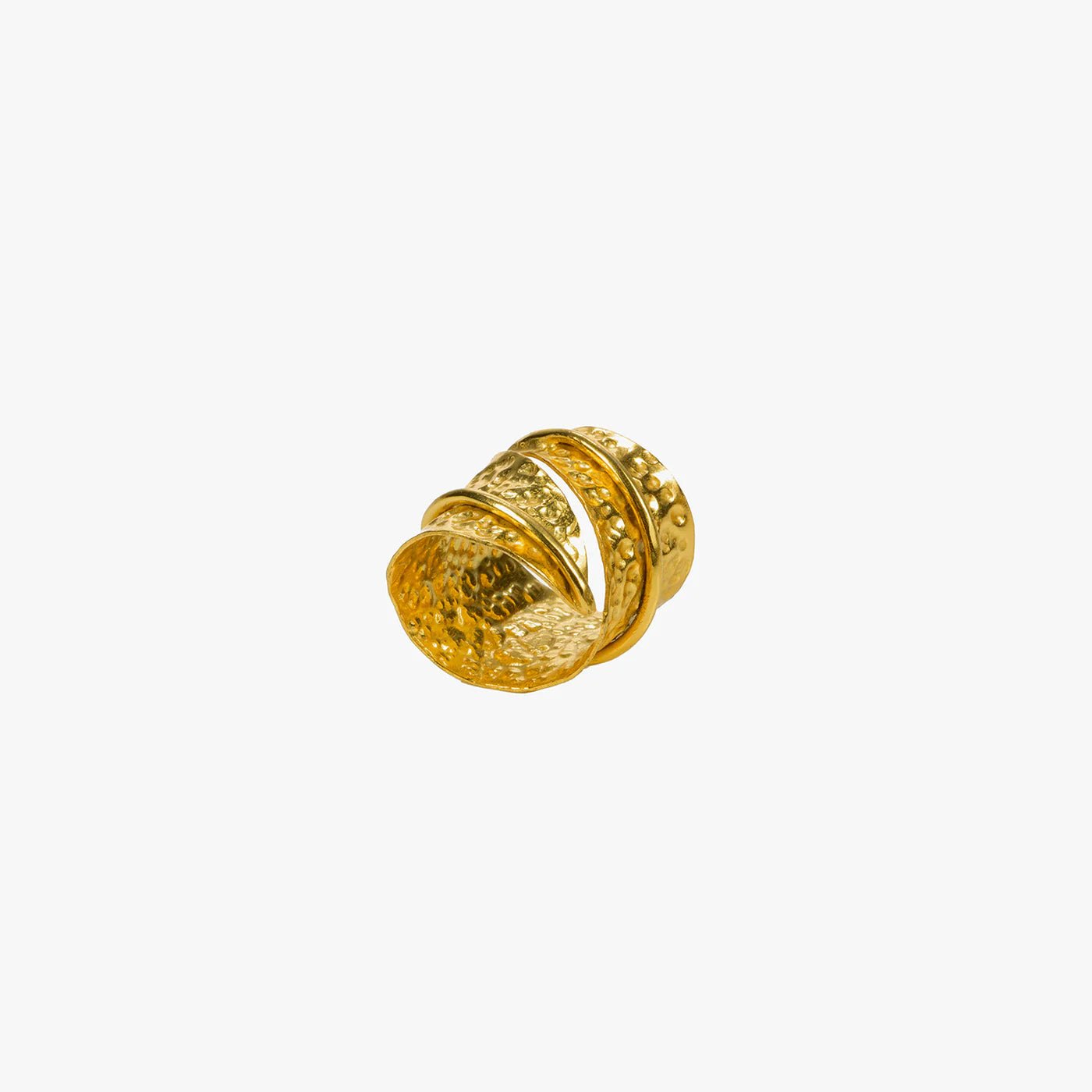 Noori Ring in Gold(Set of 2) - CiceroniRingsEquiivalence