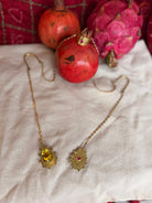 Nose - Double Ear Drop Sculptural Chain - CiceroniMask/Specs ChainBy Nirjari