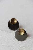 Nova - Circle Drop Earring - Black - CiceroniEarringsLukka Chuppi