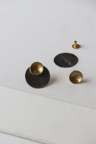 Nova - Circle Drop Earring - Black - CiceroniEarringsLukka Chuppi