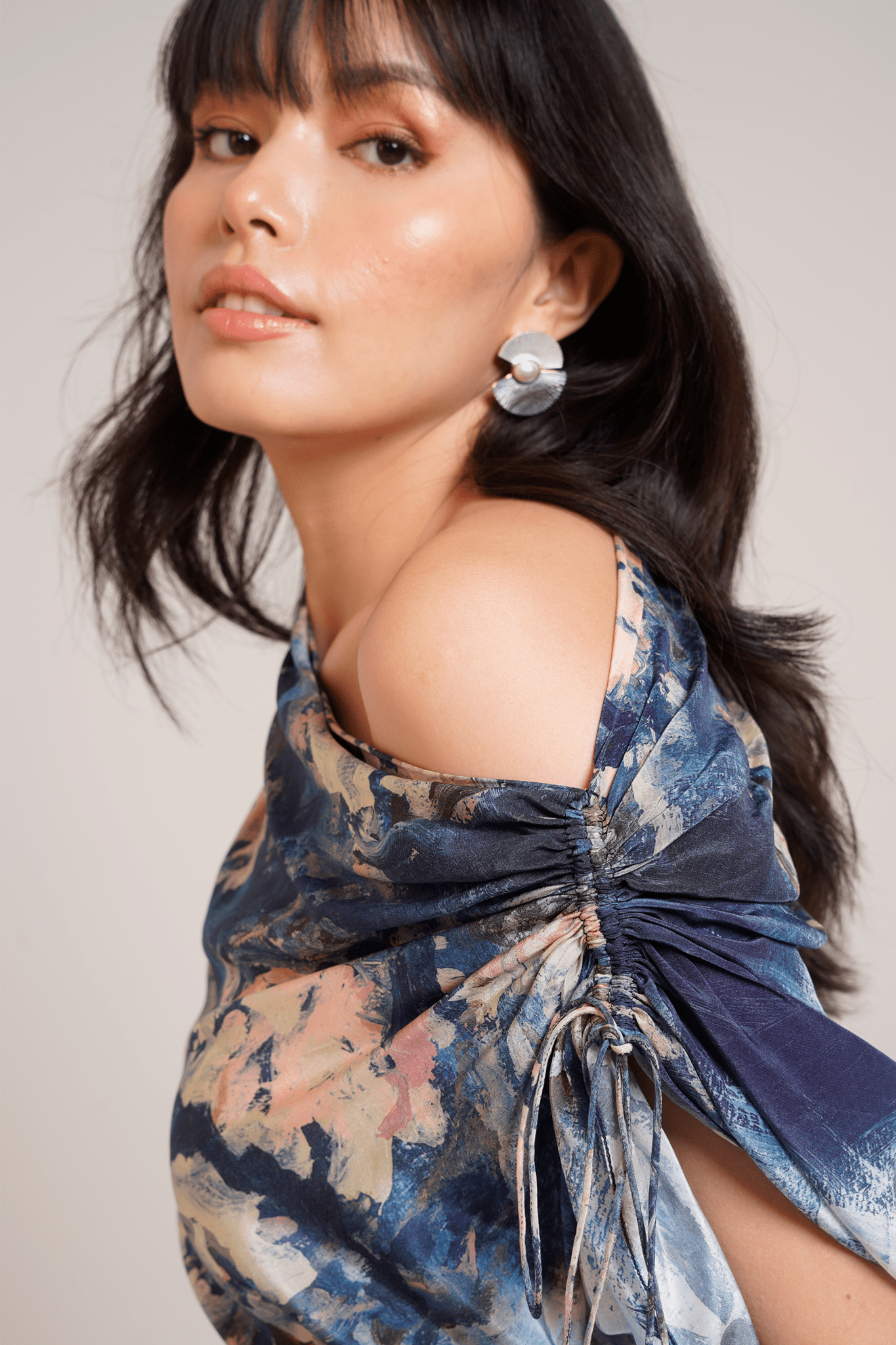 Nuri Ruched Dress - CiceroniDressesAdvait