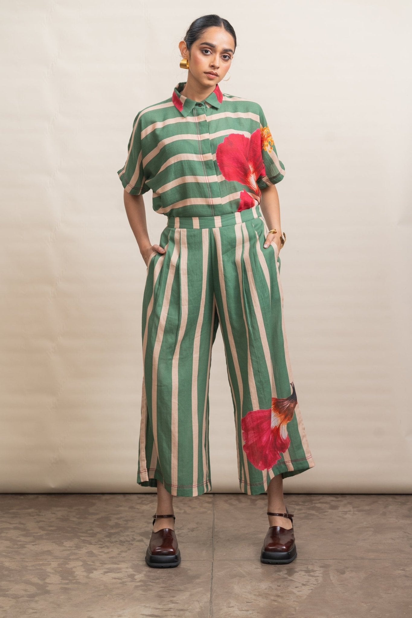Nysa Cara Set - Forest Green - CiceroniCo - ord SetRaga & Co.