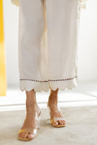 Off White Co-ord Set - CiceroniKurta Set, Festive WearTussah