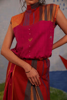 Oh, Darling High Neck Tie Up Top & Skirt - CiceroniSkirt SetBhomra