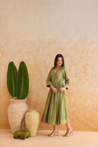 Olive Fern Dress - CiceroniDressesTaro