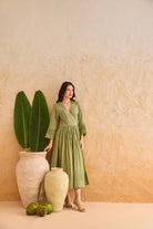 Olive Fern Dress - CiceroniDressesTaro