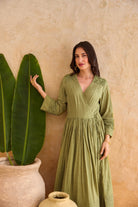 Olive Fern Dress - CiceroniDressesTaro