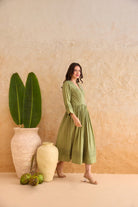 Olive Fern Dress - CiceroniDressesTaro