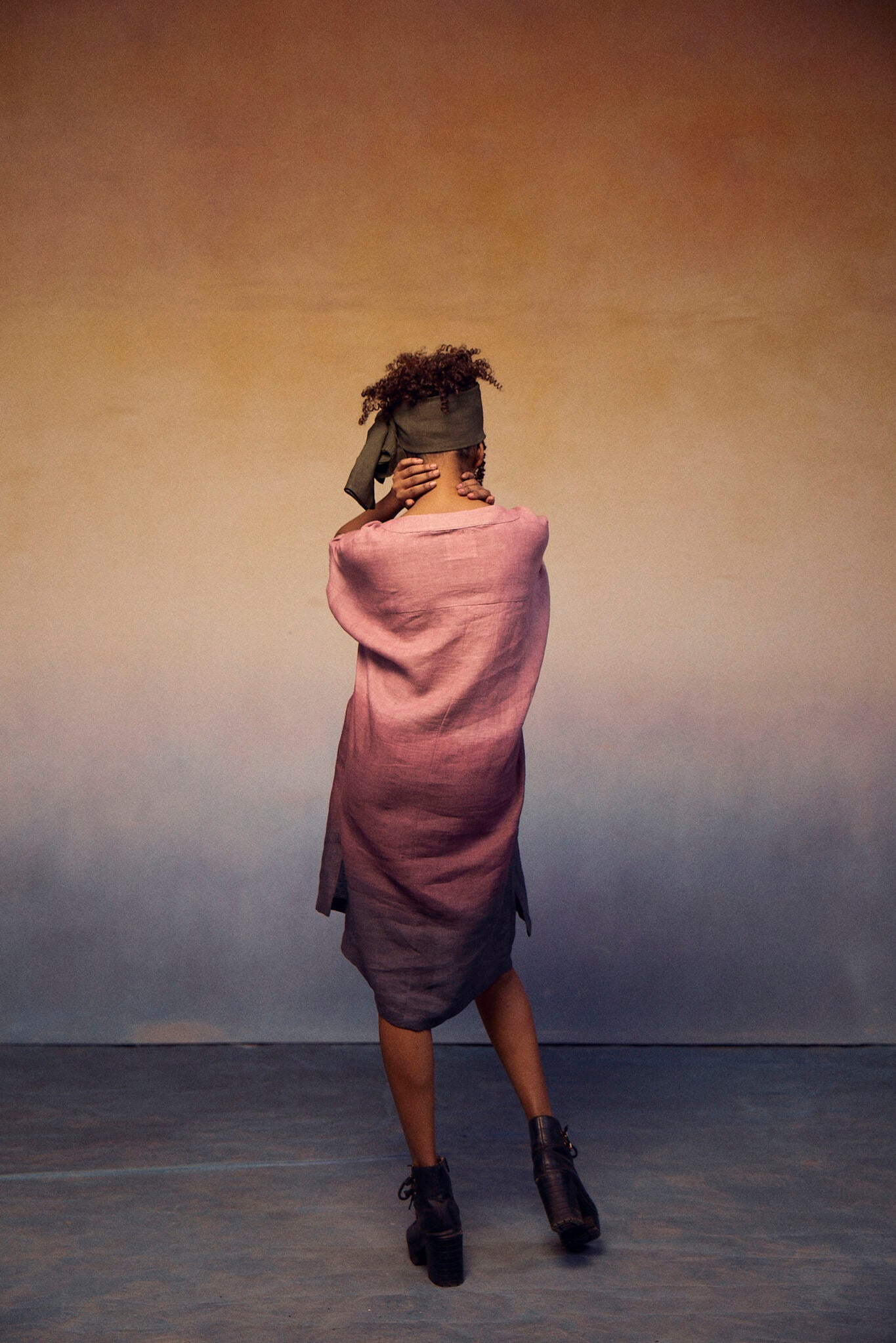 Ombre Block Dress - Lavender - CiceroniDressesPaeony