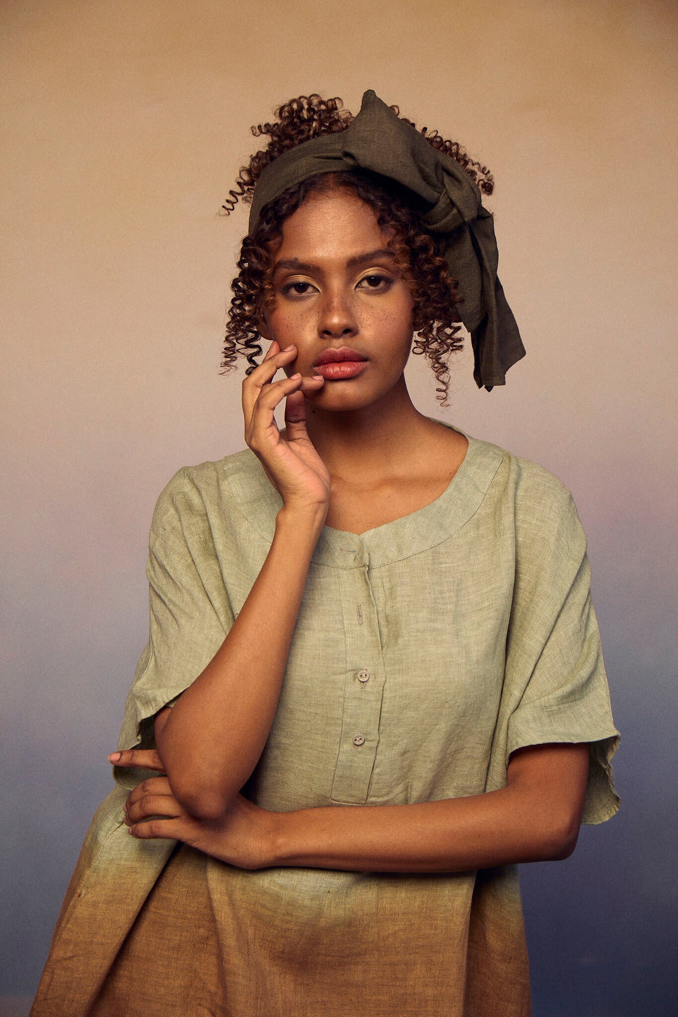 Ombre Block Dress - Pastel Green - CiceroniDressesPaeony