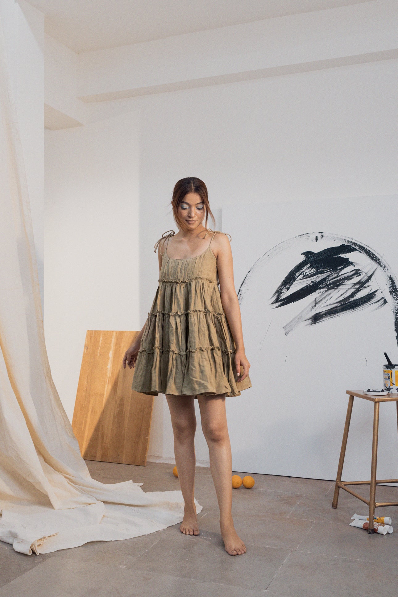 On Sunday We Brunch Olive Dress - CiceroniDressesThoughts Into Things