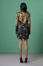 Onyx Patchwork Blazer Dress - CiceroniDressesAdvait