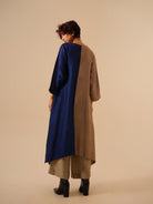 Onyx Tunic in Blue and Grey - CiceroniKurta, Festive WearStoique