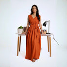 Orange Rust Dress - CiceroniDressesSelfish Clarity