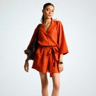 Orange Rust Playsuit - CiceroniJumpsuitSelfish Clarity