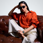 Orange Rust Shirt - CiceroniWomen ShirtsSelfish Clarity
