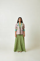 Orchard Muse Block Printed Jacket - CiceroniJacketPants and Pajamas