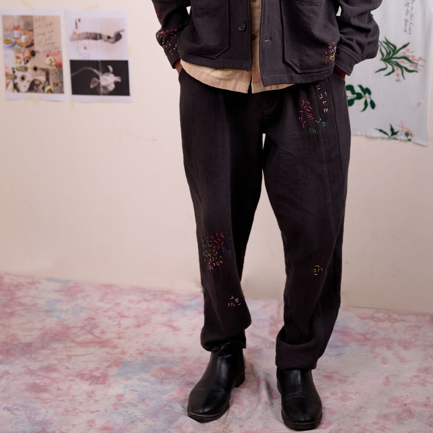 Oren Grey Pants - CiceroniPantsDoodlage