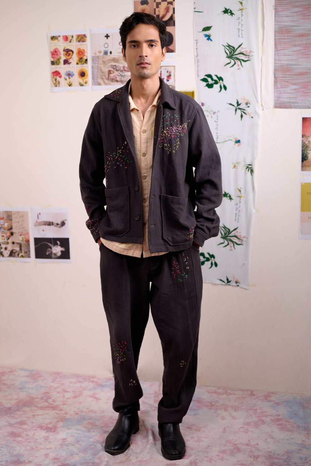 Oren Grey Pants - CiceroniPantsDoodlage