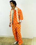 Organic Tie and Dye Orange Pant - CiceroniPantsSonica Sarna