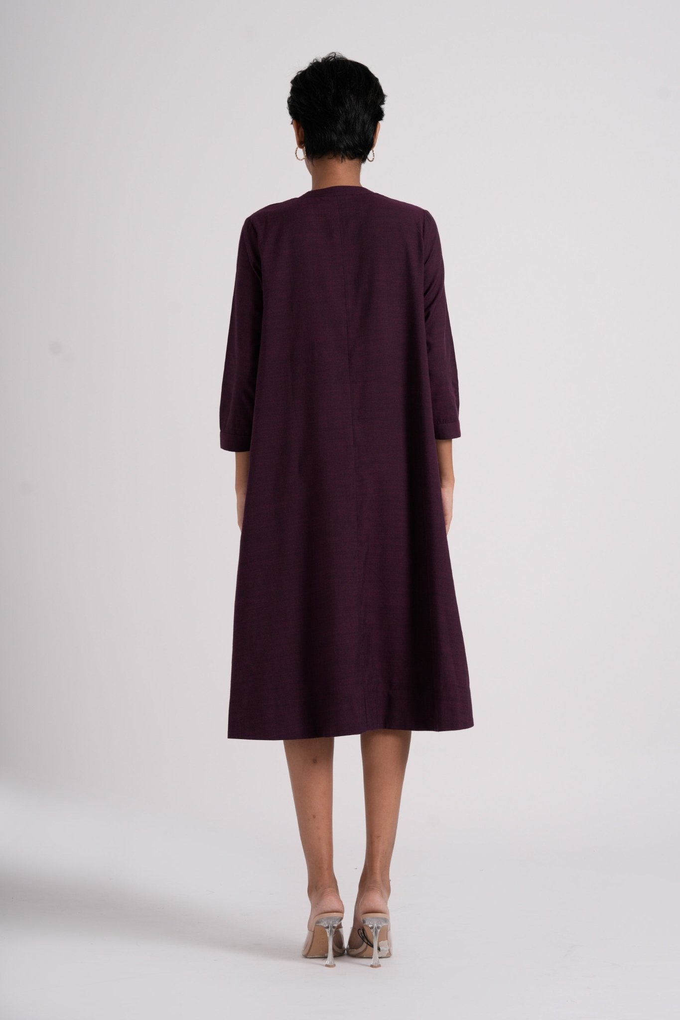 Oriental dress - Dark Purple - CiceroniDressesThe Kaatn Trail