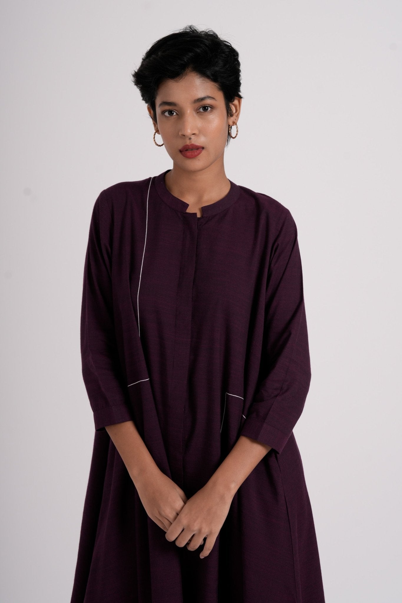 Oriental dress - Dark Purple - CiceroniDressesThe Kaatn Trail