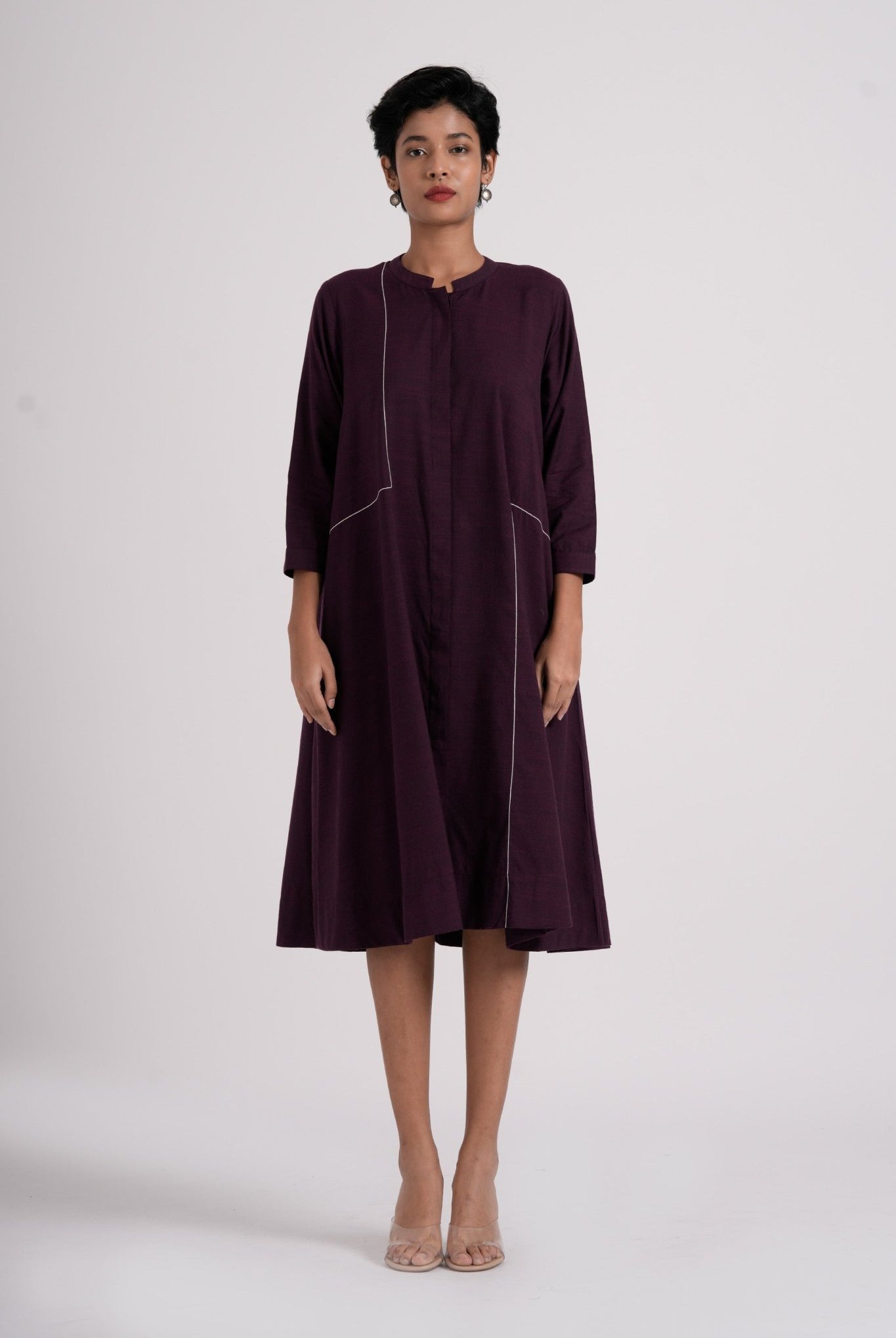 Oriental dress - Dark Purple - CiceroniDressesThe Kaatn Trail
