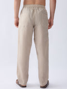 Origin Beige Relaxed 100% Pure Linen Pants - CiceroniPantsbhrāta
