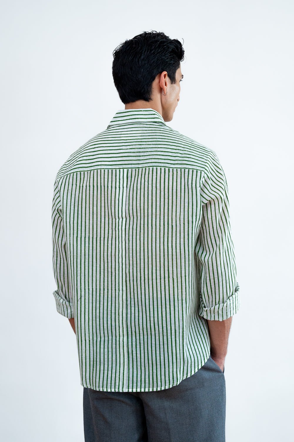 Paddy Green Stripes Shirt - CiceroniMen ShirtsHomeland Elegies