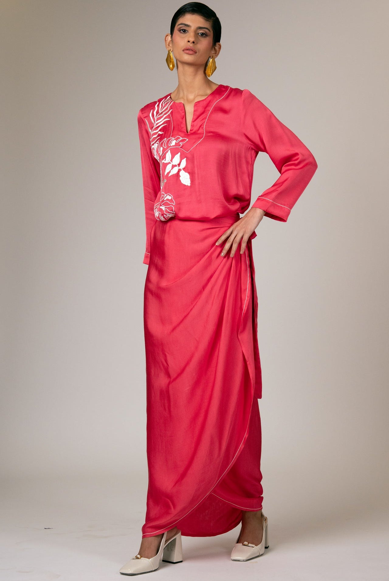 Pahi - Wrap-around Kimono Dress - CiceroniDressesMadder Much