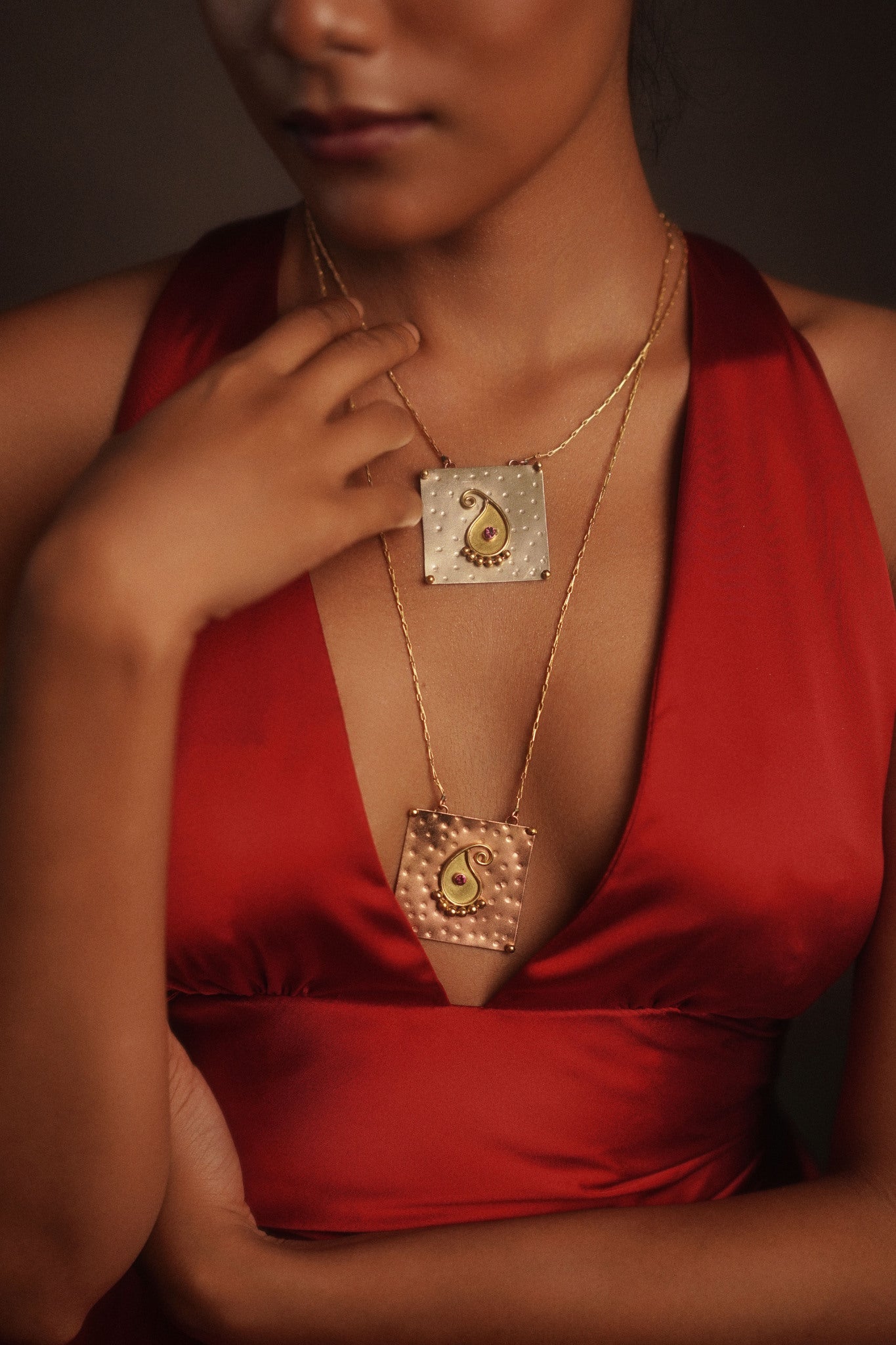 Paisley Chain - CiceroniNeckpiecePiku