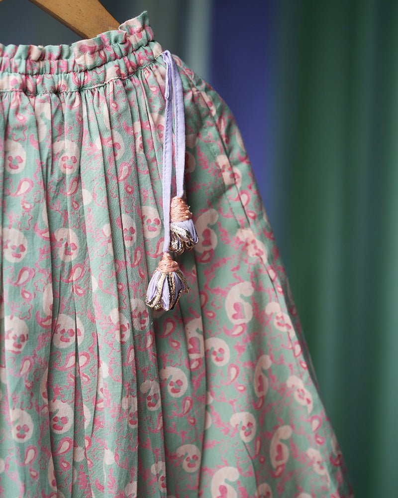 ‘Paisley Heart’ Girls Ethnic Wear Lehenga Set - CiceroniLehenga SetLove The World Today