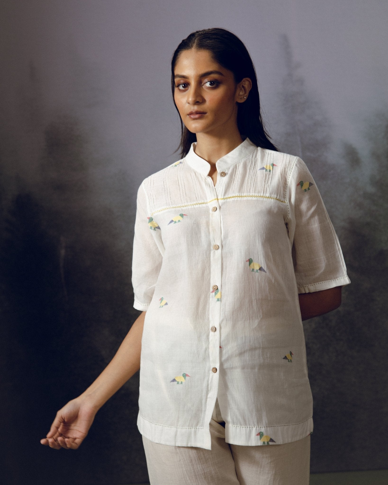 Pakhi Shirt - CiceroniWomen ShirtsGulmohar Calcutta